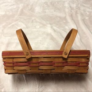 Vintage 1991 Longaberger Basket with Protector